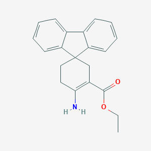 Ethyl 4-aminospiro[cyclohex-3-ene-1,9'-fluorene]-3-carboxylate