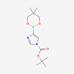 Tert-butyl 4-(5,5-dimethyl-1,3,2-dioxaborinan-2-yl)imidazole-1-carboxylate