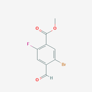 Methyl 5-bromo-2-fluoro-4-formylbenzoate