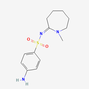 4-amino-N-(1-methylazepan-2-ylidene)benzene-1-sulfonamide