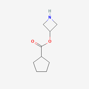 molecular formula C9H15NO2 B1525178 3-氮杂环丁基环戊烷甲酸酯 CAS No. 1220021-42-0