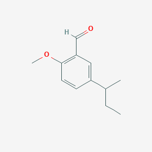 molecular formula C12H16O2 B1525181 5-(Sec-butyl)-2-methoxybenzaldehyde CAS No. 145742-40-1