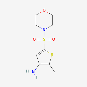 2-Methyl-5-(morpholine-4-sulfonyl)thiophen-3-amine