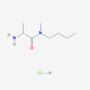 molecular formula C8H19ClN2O B1525187 2-Amino-N-butyl-N-methylpropanamide hydrochloride CAS No. 1236263-35-6
