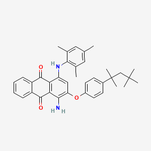 9,10-Anthracenedione, 1-amino-2-[4-(1,1,3,3-tetramethylbutyl)phenoxy]-4-[(2,4,6-trimethylphenyl)amino]-