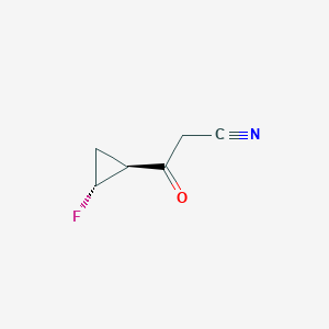 3-(trans-2-Fluorocyclopropyl)-3-oxopropanenitrile