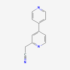 2-([4,4'-Bipyridin]-2-yl)acetonitrile