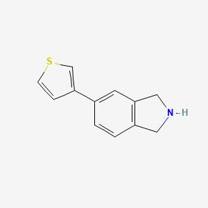 5-(Thiophen-3-YL)-2,3-dihydro-1H-isoindole