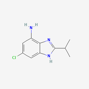 5-Chloro-2-(propan-2-YL)-1H-1,3-benzodiazol-7-amine