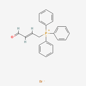 molecular formula C22H20BrOP B15252093 (4-Oxobut-2-en-1-yl)triphenylphosphonium bromide CAS No. 31675-30-6