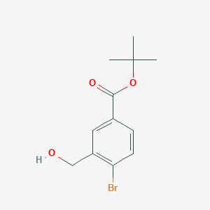 tert-Butyl 4-bromo-3-(hydroxymethyl)benzoate