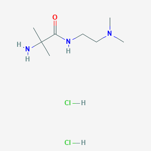 molecular formula C8H21Cl2N3O B1525213 2-Amino-N-[2-(dimethylamino)ethyl]-2-methylpropanamide dihydrochloride CAS No. 1219957-57-9