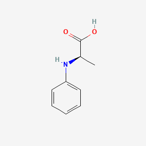 molecular formula C9H11NO2 B15252151 (2R)-2-anilinopropanoic acid CAS No. 828-02-4