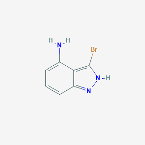 molecular formula C7H6BrN3 B152522 3-Bromo-1H-indazol-4-amina CAS No. 885521-25-5