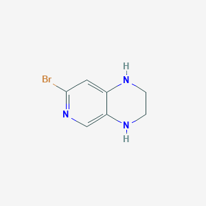 7-Bromo-1,2,3,4-tetrahydropyrido[3,4-b]pyrazine