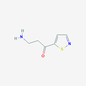 3-Amino-1-(1,2-thiazol-5-yl)propan-1-one