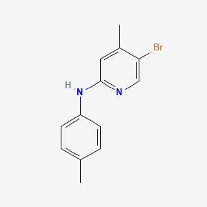 molecular formula C13H13BrN2 B1525232 5-Bromo-4-methyl-N-(4-methylphenyl)-2-pyridinamine CAS No. 1220017-89-9