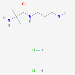 B1525241 2-Amino-N-[3-(dimethylamino)propyl]-2-methylpropanamide dihydrochloride CAS No. 1220037-96-6