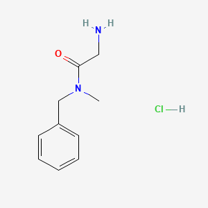 B1525242 2-Amino-N-benzyl-N-methylacetamide hydrochloride CAS No. 1219972-20-9