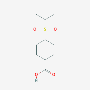 4-(Propane-2-sulfonyl)cyclohexane-1-carboxylic acid