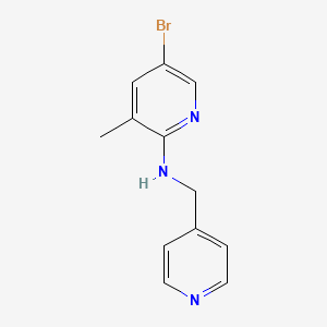 5-Bromo-3-methyl-N-(4-pyridinylmethyl)-2-pyridinamine