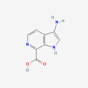 3-amino-1H-pyrrolo[2,3-c]pyridine-7-carboxylic acid