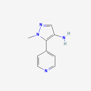 1-Methyl-5-(pyridin-4-YL)-1H-pyrazol-4-amine