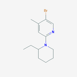 5-Bromo-2-(2-ethyl-1-piperidinyl)-4-methylpyridine