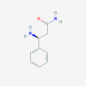 molecular formula C9H12N2O B15252628 (3s)-3-Amino-3-phenylpropanamide 