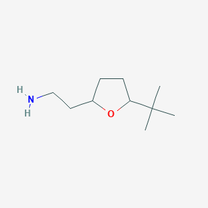 2-(5-tert-Butyloxolan-2-yl)ethan-1-amine