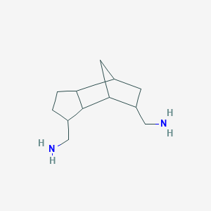 molecular formula C12H22N2 B15252679 3,9-Bis(aminomethyl)tricyclo[5.2.1.0(2,6)]decane 