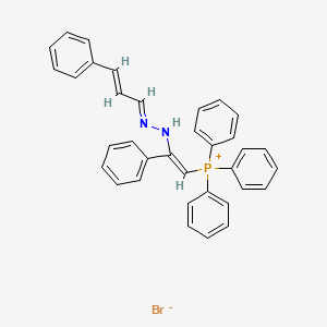 Triphenyl(2-phenyl-2-(2-(3-phenylallylidene)hydrazinyl)vinyl)phosphonium bromide