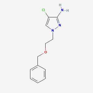 1-[2-(Benzyloxy)ethyl]-4-chloro-1H-pyrazol-3-amine