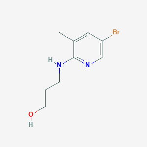 3-[(5-Bromo-3-methyl-2-pyridinyl)amino]-1-propanol