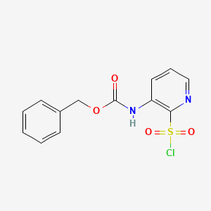 Benzyl N-[2-(chlorosulfonyl)pyridin-3-yl]carbamate