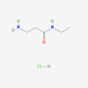 molecular formula C5H13ClN2O B1525276 3-Amino-N-ethylpropanamide hydrochloride CAS No. 1220018-15-4
