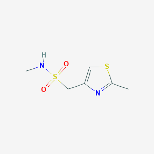 N-Methyl-1-(2-methyl-1,3-thiazol-4-yl)methanesulfonamide