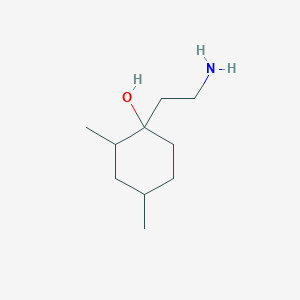 1-(2-Aminoethyl)-2,4-dimethylcyclohexan-1-ol