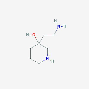 3-(2-Aminoethyl)piperidin-3-ol