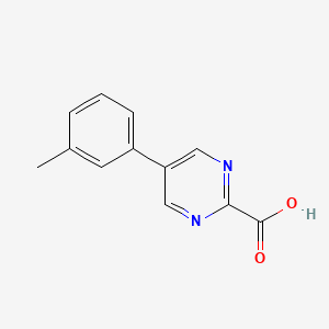 5-(3-Methylphenyl)pyrimidine-2-carboxylic acid