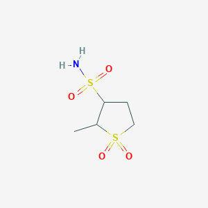 2-Methyl-1,1-dioxo-1lambda6-thiolane-3-sulfonamide