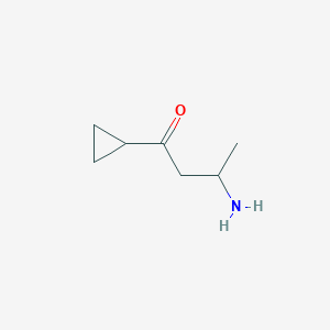 3-Amino-1-cyclopropylbutan-1-one