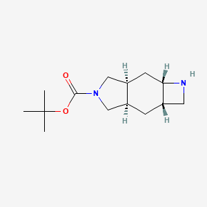 tert-butyl (2aS,3aR,6aS,7aS)-decahydro-1H-azeto[2,3-f]isoindole-5-carboxylate