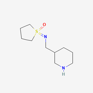 1-{[(Piperidin-3-yl)methyl]imino}-1lambda6-thiolan-1-one