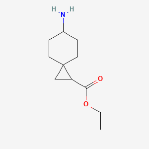 Ethyl 6-aminospiro[2.5]octane-1-carboxylate