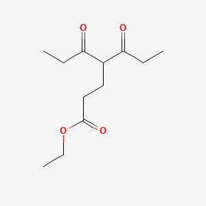 Ethyl 5-oxo-4-propanoylheptanoate