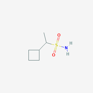 1-Cyclobutylethane-1-sulfonamide