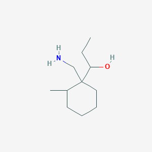 1-[1-(Aminomethyl)-2-methylcyclohexyl]propan-1-ol