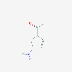 1-(4-Aminocyclopent-2-en-1-yl)prop-2-en-1-one