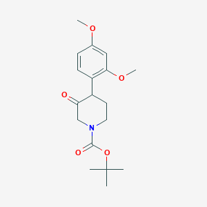 Tert-butyl 4-(2,4-dimethoxyphenyl)-3-oxopiperidine-1-carboxylate